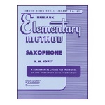 Rubank Elementary Method - Saxophone