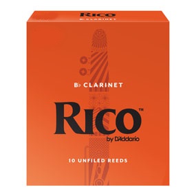 Rico Bb Clarinet Reeds, Box of 10