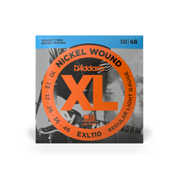 D'Addario Regular Light Electric Guitar Strings (10-46)