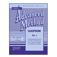 Rubank Advanced Method - Saxophone, Volume 1