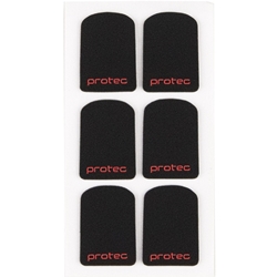 Protec Black Mouthpiece Cushions, Small (pack of 6)