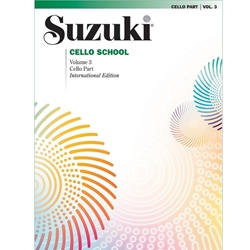 Suzuki Cello School Cello Part, Volume 3