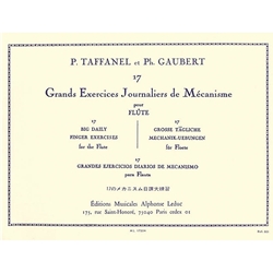 17 Grand Exercises for Flute Taffanel Gaubert (daily finger exercises)