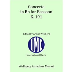 Concerto in Bb for Bassoon, Mozart