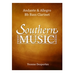 Andante & Allegro for Bass Clarinet, Desportes