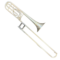 Blessing B-88 Silver Trigger Trombone, Used
