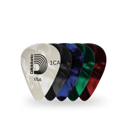 Guitar Picks - D'Addario Classic Pearl Celluloid Assortment Pack of 10